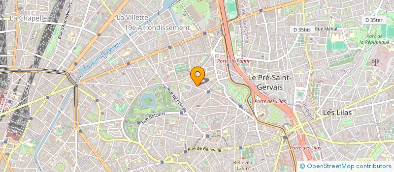 localisation de l'entreprise MONSIEUR ALEXANDRE ROUX  PARIS