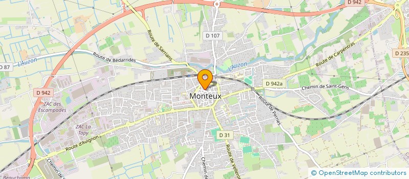 localisation de l'entreprise MONSIEUR ALEXANDRE ROUX  MONTEUX