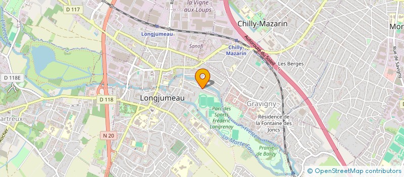 localisation de l'entreprise MONSIEUR ALEXANDRE ROY à LONGJUMEAU