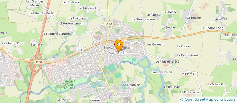 localisation de l'entreprise MONSIEUR ALEXANDRE ROY  ORGERES