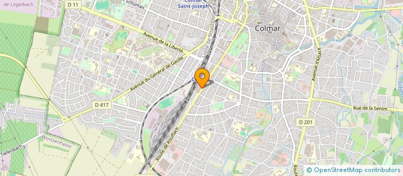 localisation de l'entreprise MONSIEUR ALEXANDRE ROYER  COLMAR