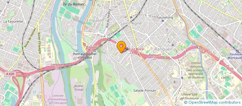 localisation de l'entreprise MONSIEUR ALEXANDRE ROZES à TOULOUSE