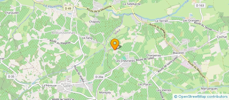 localisation de l'entreprise MONSIEUR ALEXANDRE RUET  BLACE