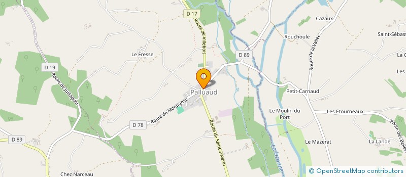 localisation de l'entreprise MONSIEUR ALEXANDRE RUILLIER à PALLUAUD