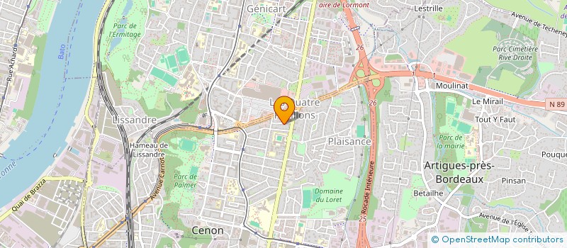 localisation de l'entreprise MONSIEUR ALEXANDRE RUIZ  CENON