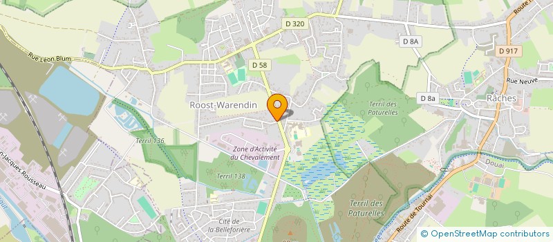 localisation de l'entreprise MONSIEUR ALEXANDRE RUS  ROOST-WARENDIN