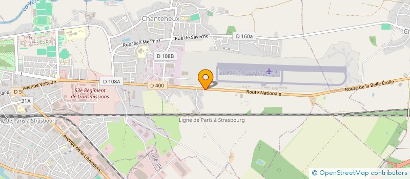 localisation de l'entreprise MONSIEUR ALEXANDRE RUSE  CHANTEHEUX