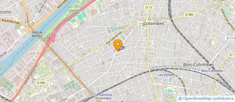 localisation de l'entreprise MONSIEUR ALEXANDRE RUYER à COLOMBES