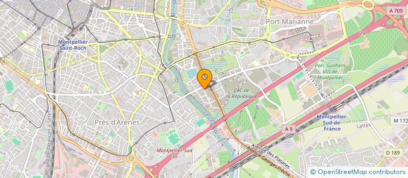 localisation de l'entreprise MONSIEUR ALEXANDRE SABAU à MONTPELLIER