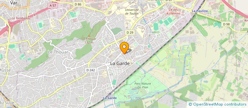 localisation de l'entreprise MONSIEUR ALEXANDRE SACCO SONADOR à LA GARDE