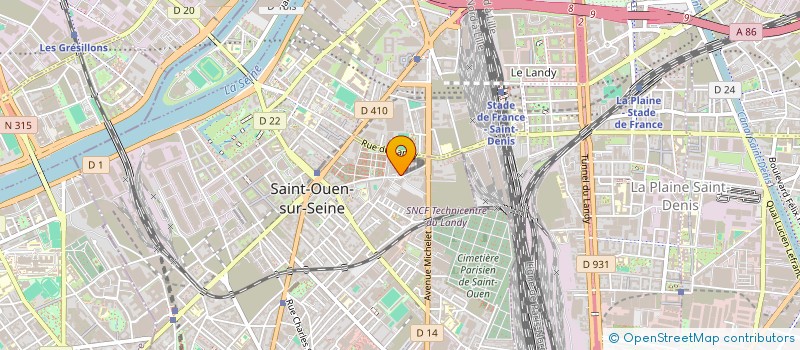 localisation de l'entreprise MONSIEUR ALEXANDRE SACLEUX PLATA à SAINT-OUEN-SUR-SEINE