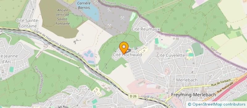 localisation de l'entreprise MONSIEUR ALEXANDRE SADDI à FREYMING-MERLEBACH