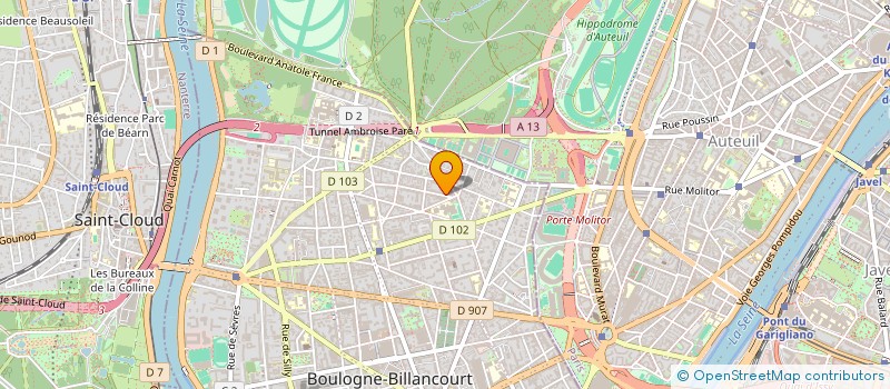 localisation de l'entreprise MONSIEUR ALEXANDRE SADONE à BOULOGNE-BILLANCOURT