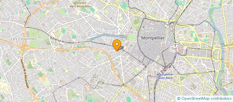 localisation de l'entreprise MONSIEUR ALEXANDRE SAGET  LANGLADE