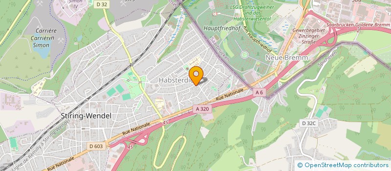 localisation de l'entreprise MONSIEUR ALEXANDRE SAIDI  STIRING-WENDEL