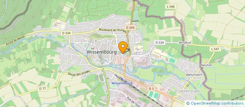 localisation de l'entreprise MONSIEUR ALEXANDRE SAIER à WISSEMBOURG