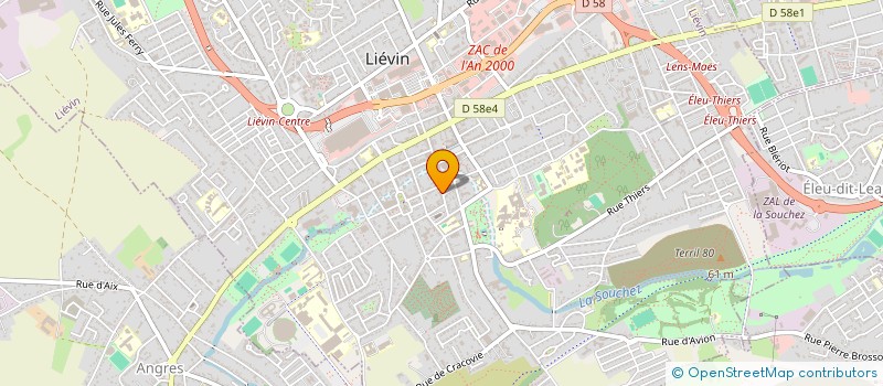 localisation de l'entreprise MONSIEUR ALEXANDRE SAILLY  LIEVIN