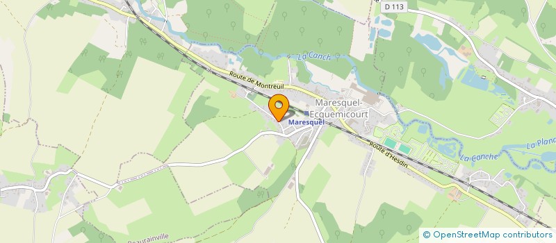 localisation de l'entreprise MONSIEUR ALEXANDRE SAILLY  BERCK