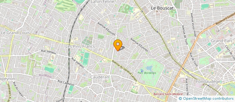 localisation de l'entreprise MONSIEUR ALEXANDRE SAINT-JEAN  BORDEAUX