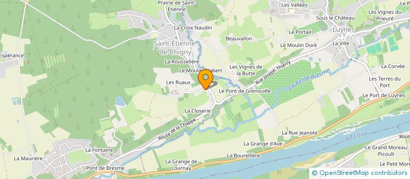 localisation de l'entreprise MONSIEUR ALEXANDRE SAINT POL à SAINT-ETIENNE-DE-CHIGNY
