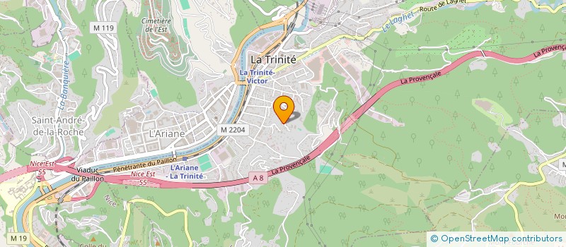 localisation de l'entreprise MONSIEUR ALEXANDRE SAISSI à LA TRINITE