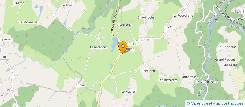 localisation de l'entreprise MONSIEUR ALEXANDRE SALAGNAC  SAINT-FLOUR-L'ETANG