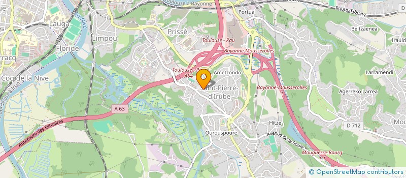 localisation de l'entreprise MONSIEUR ALEXANDRE SALAUN à SAINT-PIERRE-D'IRUBE