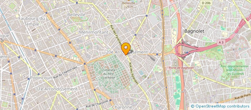 localisation de l'entreprise MONSIEUR ALEXANDRE SALLE DE CHOU  PARIS