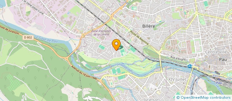 localisation de l'entreprise MONSIEUR ALEXANDRE SALLES  BILLERE