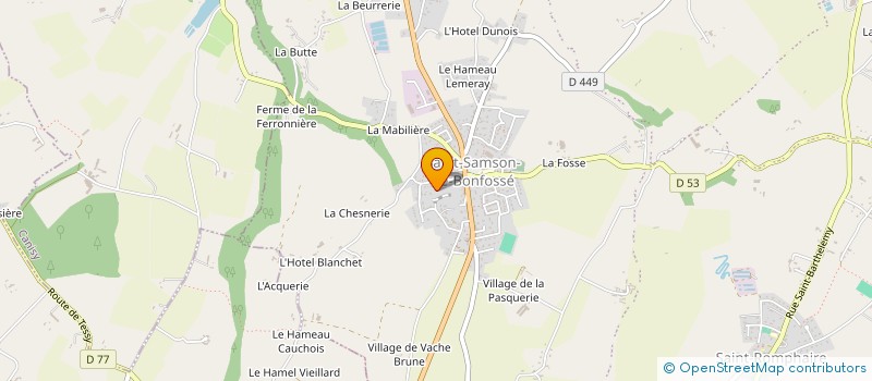 localisation de l'entreprise MONSIEUR ALEXANDRE SALLIOT  BOURGVALLEES