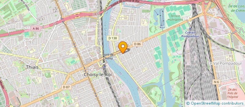 localisation de l'entreprise MONSIEUR ALEXANDRE SALNIKOFF à CHOISY-LE-ROI