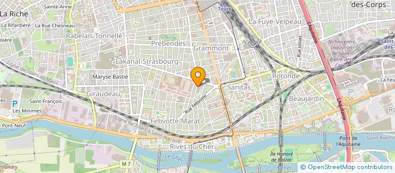 localisation de l'entreprise MONSIEUR ALEXANDRE SALVI  TOURS