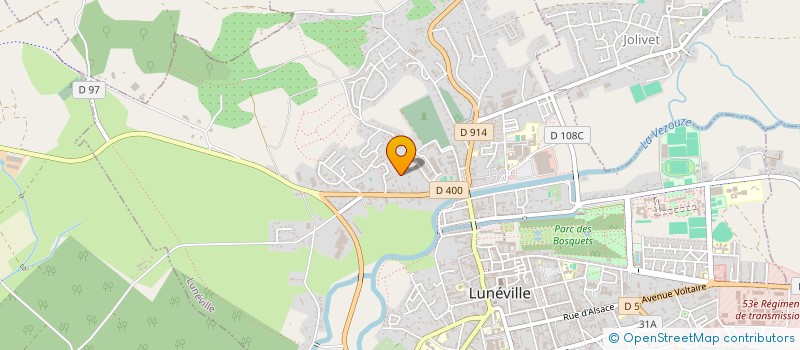 localisation de l'entreprise MONSIEUR ALEXANDRE SAMPAIO MEIRA  LUNEVILLE