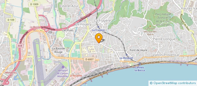 localisation de l'entreprise MONSIEUR ALEXANDRE SANCHEZ ALCARAZ à LE CANNET