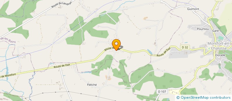 localisation de l'entreprise MONSIEUR ALEXANDRE SANCHEZ NEVADO  GAMARDE-LES-BAINS