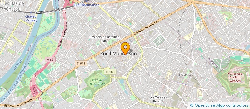 localisation de l'entreprise MONSIEUR ALEXANDRE SANGAN à RUEIL-MALMAISON