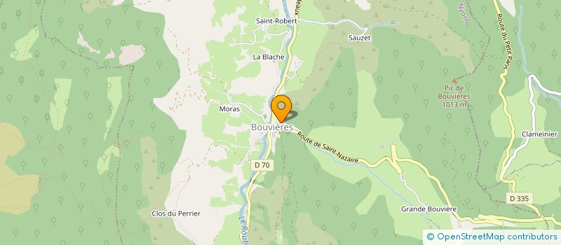 localisation de l'entreprise MONSIEUR ALEXANDRE SANTI  BOUVIERES