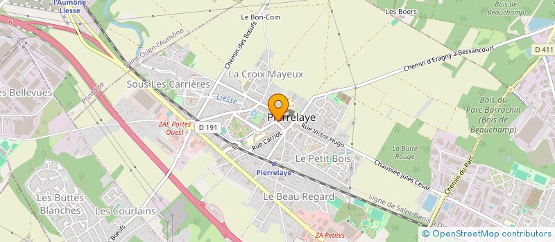 localisation de l'entreprise MONSIEUR ALEXANDRE SANTIL à PIERRELAYE