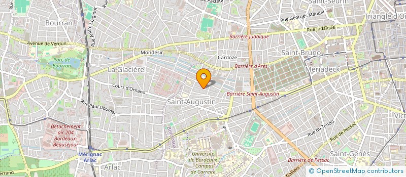 localisation de l'entreprise MONSIEUR ALEXANDRE SANTINI  BORDEAUX