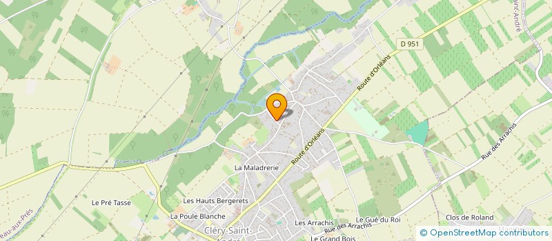 localisation de l'entreprise MONSIEUR ALEXANDRE SANZAY à CLERY-SAINT-ANDRE