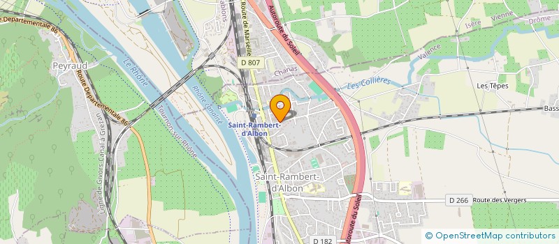 localisation de l'entreprise MONSIEUR ALEXANDRE SAPET  SAINT-RAMBERT-D'ALBON