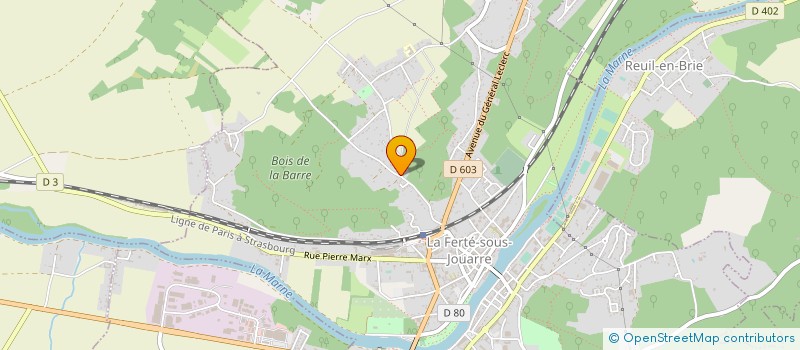 localisation de l'entreprise MONSIEUR ALEXANDRE SARACINO à LA FERTE-SOUS-JOUARRE