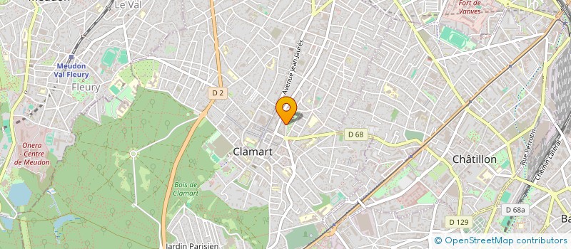 localisation de l'entreprise MONSIEUR ALEXANDRE SARG à CLAMART