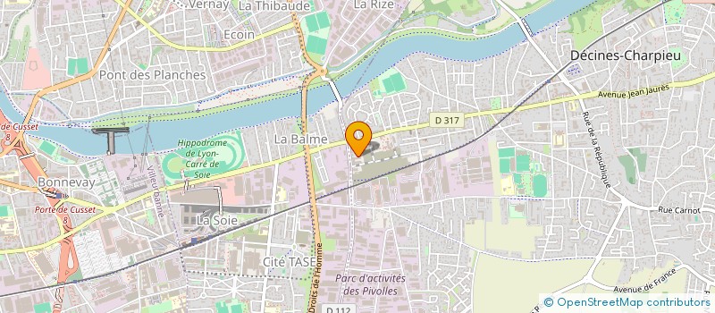 localisation de l'entreprise MONSIEUR ALEXANDRE SARKISSIAN  DECINES-CHARPIEU