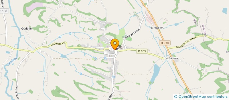 localisation de l'entreprise MONSIEUR ALEXANDRE SAUBIAC  JEGUN