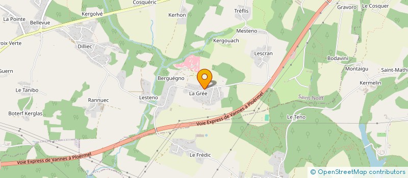 localisation de l'entreprise MONSIEUR ALEXANDRE SAURON  SAINT-NOLFF