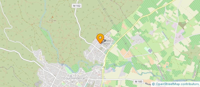 localisation de l'entreprise MONSIEUR ALEXANDRE SAUVAGNAC  COURNONTERRAL