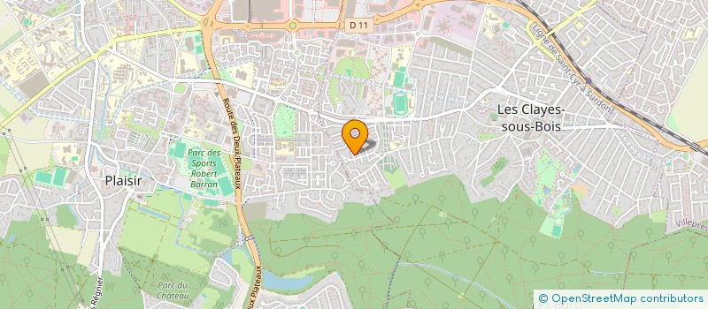 localisation de l'entreprise MONSIEUR ALEXANDRE SAVOYE  LES CLAYES-SOUS-BOIS