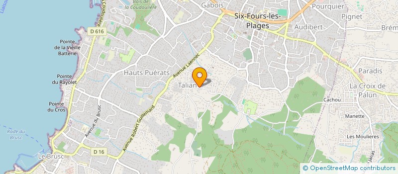 localisation de l'entreprise MONSIEUR ALEXANDRE SCARRONE à SIX-FOURS-LES-PLAGES