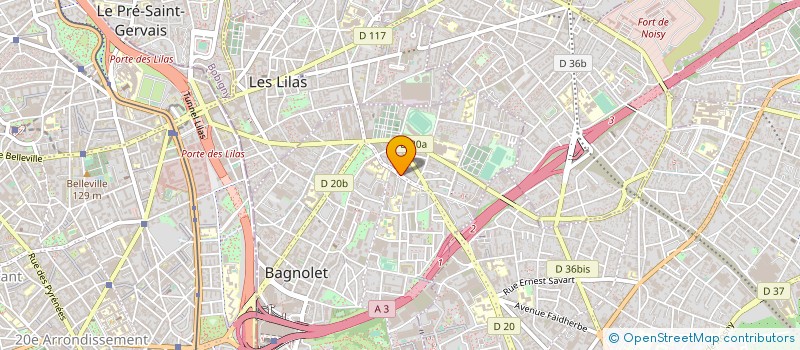 localisation de l'entreprise MONSIEUR ALEXANDRE SCATIGNO à BAGNOLET